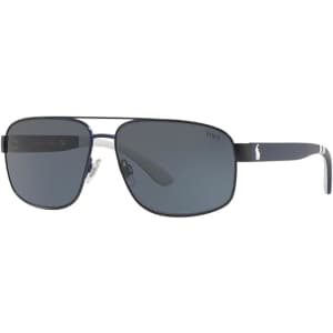 Polo Ralph Lauren Men's Metal Pilot Sunglasses: $60
