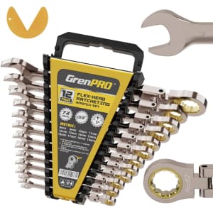 GreenPro 13-Piece Ratchet Wrench Set: $24