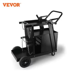 Vevor 2-Tier Welding Cart: $44 Vevor 2-Tier Welding Cart: $44