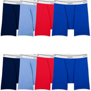 Fruit of the Loom Men's Boxer Brief 8-Pack: $13