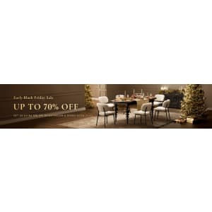 Homary Early Black Friday Sale: Up to 70% off + Up to an extra 15% off