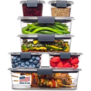 Rubbermaid Brilliance Food Storage Containers 14-Piece Set: $22
