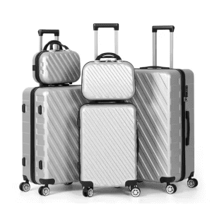 Hikolayae 5-Piece Hard Shell Luggage Set: $80 Hikolayae 5-Piece Hard Shell Luggage Set: $80