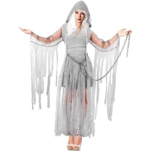 Women's Halloween Ghost Costume Set: $15.99