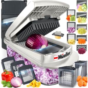 Mueller Pro-Series 10-in-1 8-Blade Vegetable Slicer: $25 Mueller Pro-Series 10-in-1 8-Blade Vegetable Slicer: $25