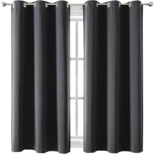 ChrisDowa 42" x 63" Grommet Blackout Curtains: $12 ChrisDowa 42" x 63" Grommet Blackout Curtains: $12
