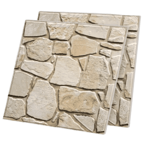 12" x 12" Faux Stone Waterproof Wall Panel 10-Pack: $15