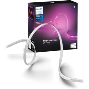 Philips Hue Indoor 10-Foot Smart LED Solo Lightstrip Base Kit: $50