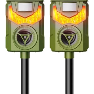 X-octenol Solar Ultrasonic Animal Repeller 2-Pack: $33.00
