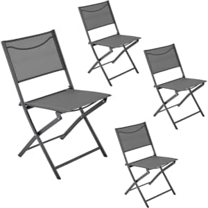 Yaheetech Outdoor Folding Dining Chairs 4-Pack: $49.16 Yaheetech Outdoor Folding Dining Chairs 4-Pack: $49.16