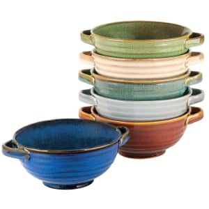 Certified International 20-oz. Artisan Stoneware Soup Crock 6-Pack: $31