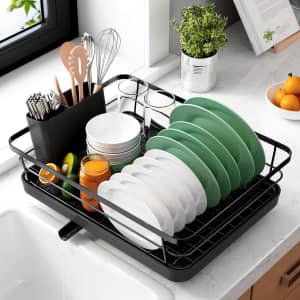 Kitsure 12" x 15" Dish Drying Rack: $20 Kitsure 12" x 15" Dish Drying Rack: $20
