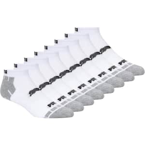 PUMA Men's Low Cut Socks 8-Pack: $11