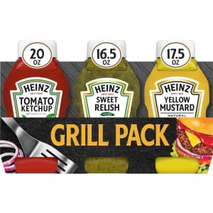 Heinz Tomato Ketchup, Sweet Relish & Yellow Mustard Grill Pack: $5.03 via Sub & Save