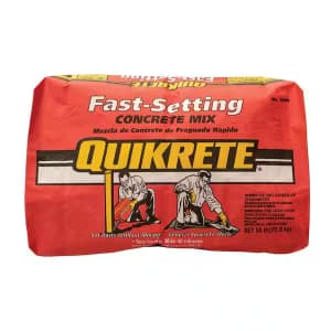 Quikrete 50-lb. Fast-Setting Concrete Mix: $6.91 Quikrete 50-lb. Fast-Setting Concrete Mix: $6.91