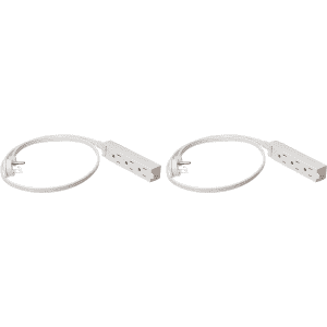 Amazon Basics 3-Prong Extension Cord Power Strip 2-Pack: $5.89
