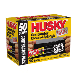 Husky 42-Gallon Contractor Bag 50-Pack: $30 Husky 42-Gallon Contractor Bag 50-Pack: $30