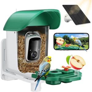 2K HD AI Smart Solar-Powered Bird Feeder w/ Camera: $29.99 2K HD AI Smart Solar-Powered Bird Feeder w/ Camera: $29.99