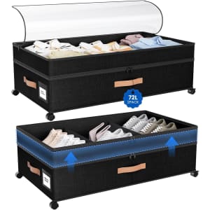 Mqaue 72L Under Bed Storage 2-Pack at Amazon: 50% off