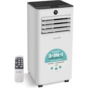 SereneLife 8,000 BTU Portable AC w/ Dehumidifier: $159.99