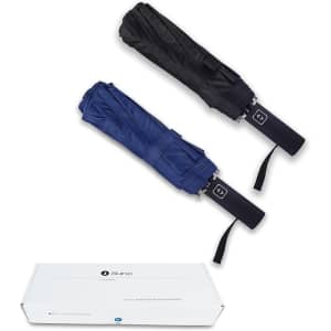 Bluinzi 46" Compact Travel Umbrella 2-Pack: $13.99