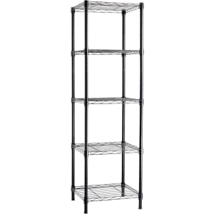 Amazon Basics 5-Shelf Adjustable Storage Shelving Unit: $31