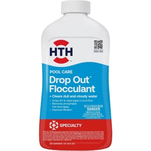 HTH Pool Care Drop Out Flocculant 32-oz. Bottle: $8 HTH Pool Care Drop Out Flocculant 32-oz. Bottle: $8