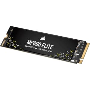 Corsair MP600 Elite 4TB M.2 PCIe Gen4 x4 NVMe Internal SSD: $271.60