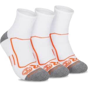 Timberland PRO Men's Moisture Wicking Cushioned Arch Support Socks 3-Pack: $6.58