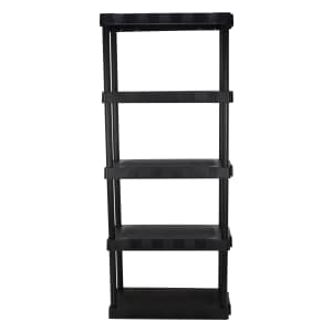Hyper Tough 5-Shelf Plastic Shelving Unit: $39.68