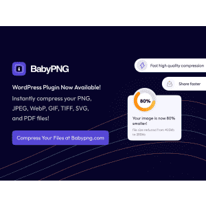 BabyPNG Fast Image Compressor Tool: Lifetime Subscription for $20