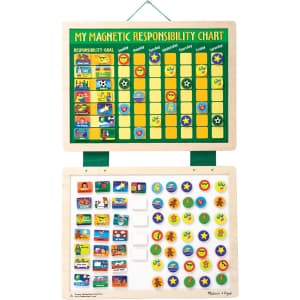 Melissa & Doug Deluxe Wooden Magnetic Responsibility Chart: $11.80 Melissa & Doug Deluxe Wooden Magnetic Responsibility Chart: $11.80