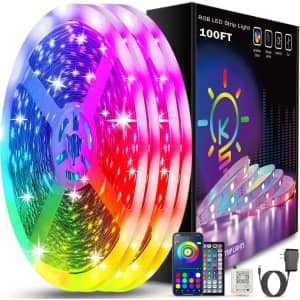 50-Foot LED Strip Light 2-Pack: $9.99