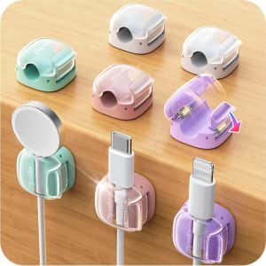 2026 Upgrade Cable Clips Cord Organizer 8-Pack: $6.99
