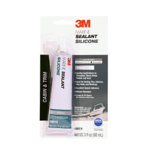 3M Marine Grade Silicone Sealant 3-oz. Tube: $13
