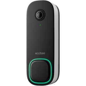 Ecobee Wired Smart Video Doorbell Camera with Night Vision: $100