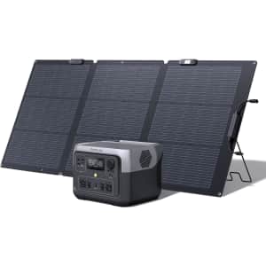 Ecoflow River 2 Max Portable Power Station & 160W Solar Panel: $479 Ecoflow River 2 Max Portable Power Station & 160W Solar Panel: $479