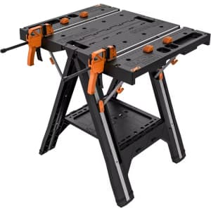 2-in-1 Folding Work Table & Sawhorse: $85.95