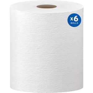Kleenex Hard Paper Towels 600-Foot Rolls 6-Pack: $56 w/ Sub & Save Kleenex Hard Paper Towels 600-Foot Rolls 6-Pack: $56 w/ Sub & Save