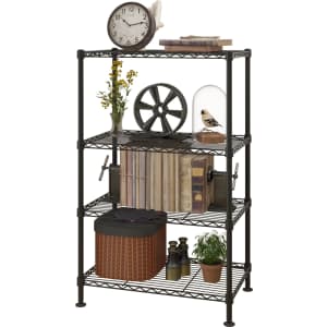 Ktaxon 4-Tier Wire Shelving Unit: $29