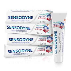 Sensodyne Sensitivity & Gum 3.4-oz. Toothpaste 4-Pack: $16 via Sub & Save