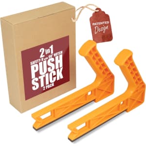 2-in-1 Safety-V Push Sticks: $9.57