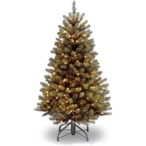 National Tree Company 4.5-Foot Pre-Lit Artificial Full Christmas Tree: $59 w/ Prime