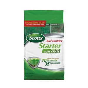 Scotts Turf Builder Starter Fertilizer 14,000 sq. ft.: $75 Scotts Turf Builder Starter Fertilizer 14,000 sq. ft.: $75