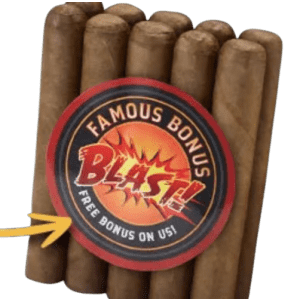 Bonus Blast Robusto 10-Pack at Famous Cigars: Free w/ $100 purchase