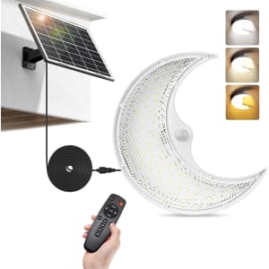 SunBonar Solar Moon Light with Motion Sensor: $19.49