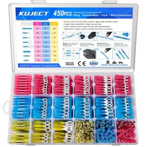 Kuject 450pc Heat Shrink Wire Connectors: $22 Kuject 450pc Heat Shrink Wire Connectors: $22