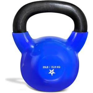 Yes4All 35-lb. Vinyl Kettlebell: $22.28