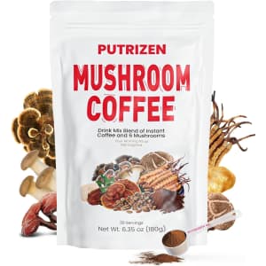 Putrizen Mushroom Coffee with MCT Oil 30 Servings: $4.99
