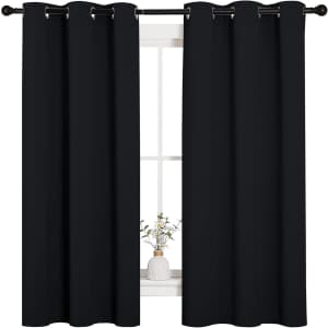 Nicetown 42" x 63" Insulated Grommet Blackout Curtains: $9.99 Nicetown 42" x 63" Insulated Grommet Blackout Curtains: $9.99